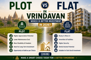 Plot vs Flat in Vrindavan – Which is Better Investment in 2026?
