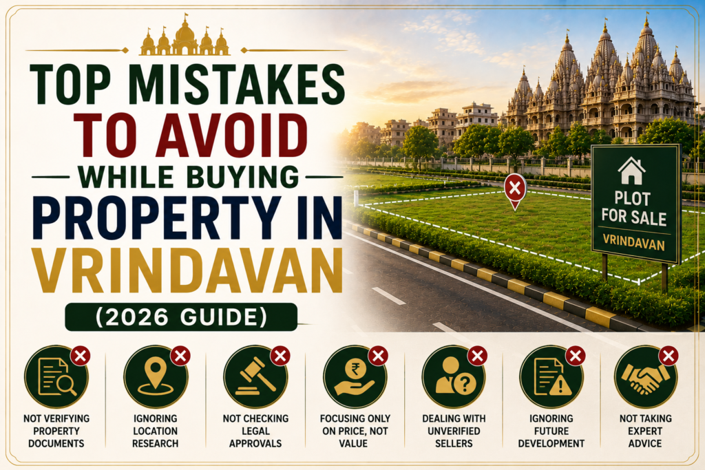 mistakes while buying property vrindavan guide