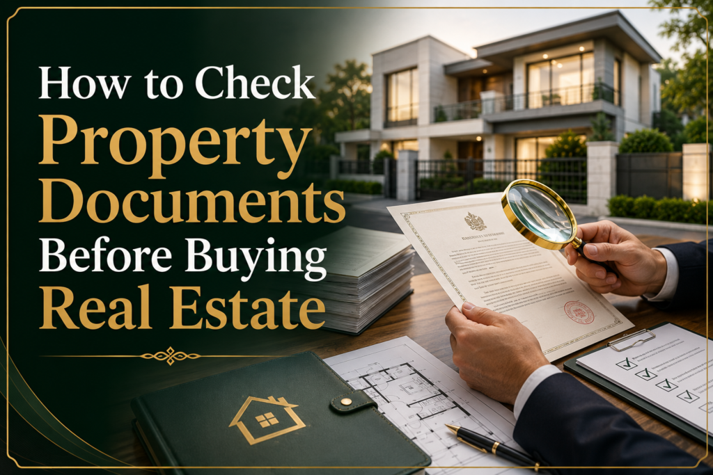 property document verification checklist before buying