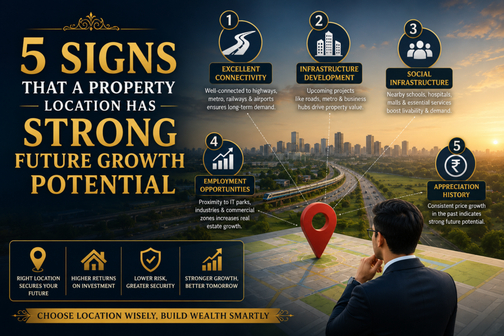 property location growth potential and real estate investment tips