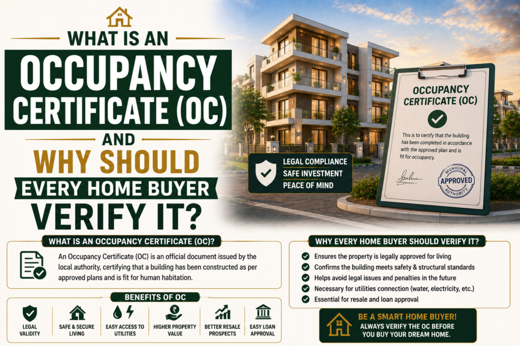occupancy certificate explained for home buyers before taking property possession