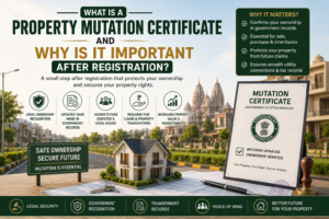 property mutation certificate and land records update after registration