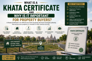 khata certificate and municipal property record verification