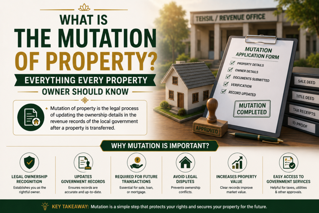 property mutation process and importance for property owners
