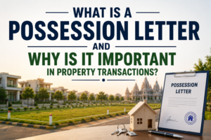 buyer receiving possession letter during property handover