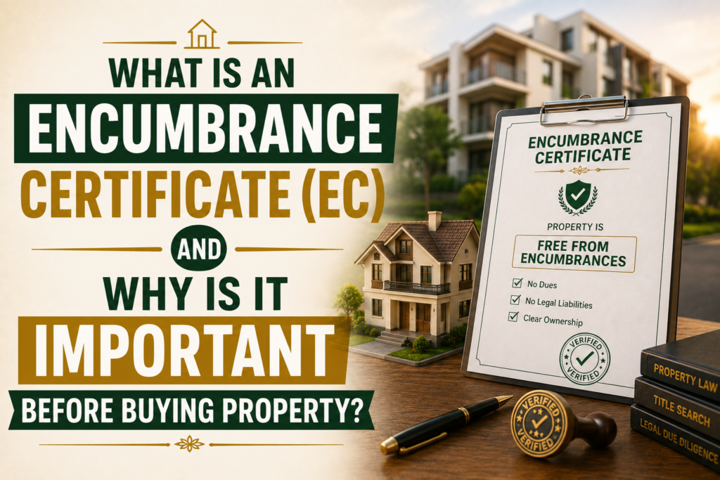 Encumbrance Certificate explained for home buyers before purchasing property