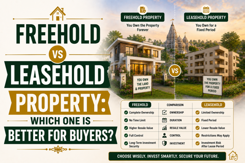 comparison between freehold and leasehold property ownership