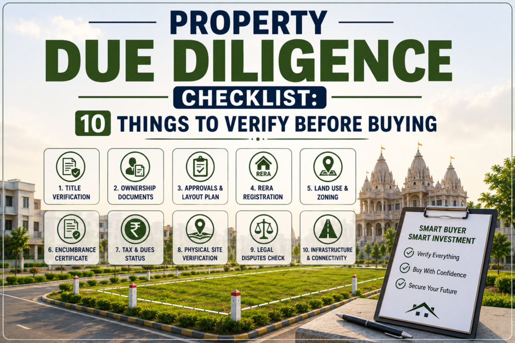 property due diligence checklist for verifying documents before buying real estate