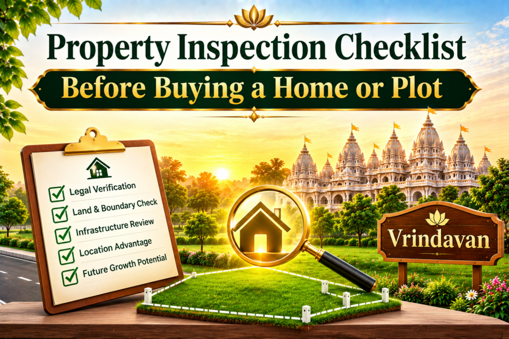 Buyer inspecting a residential property before purchase