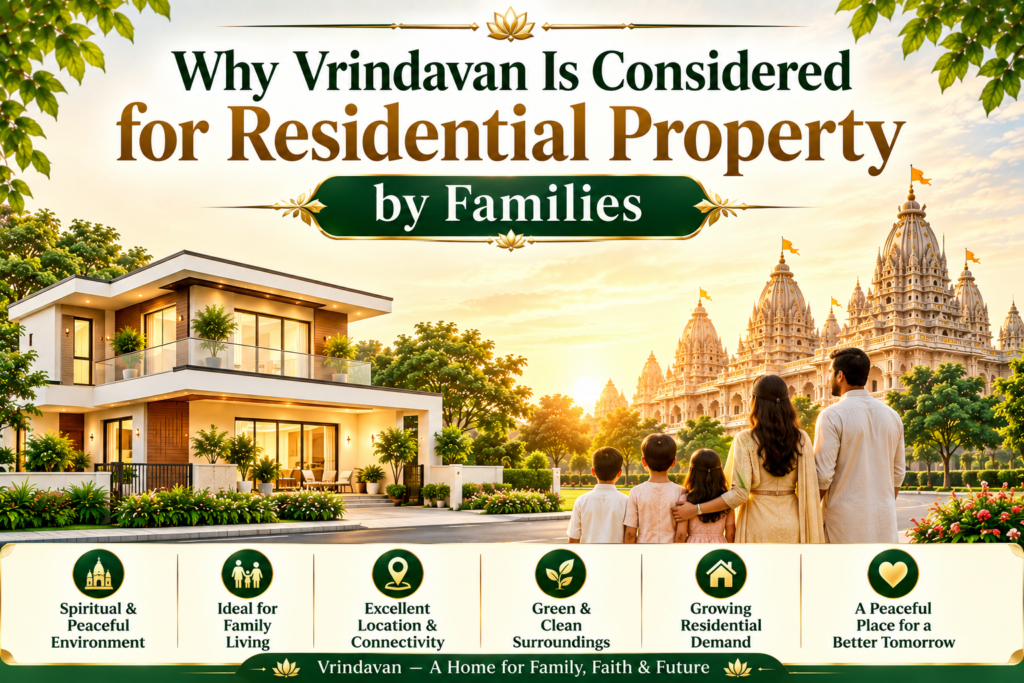 residential property in Vrindavan suitable for family living