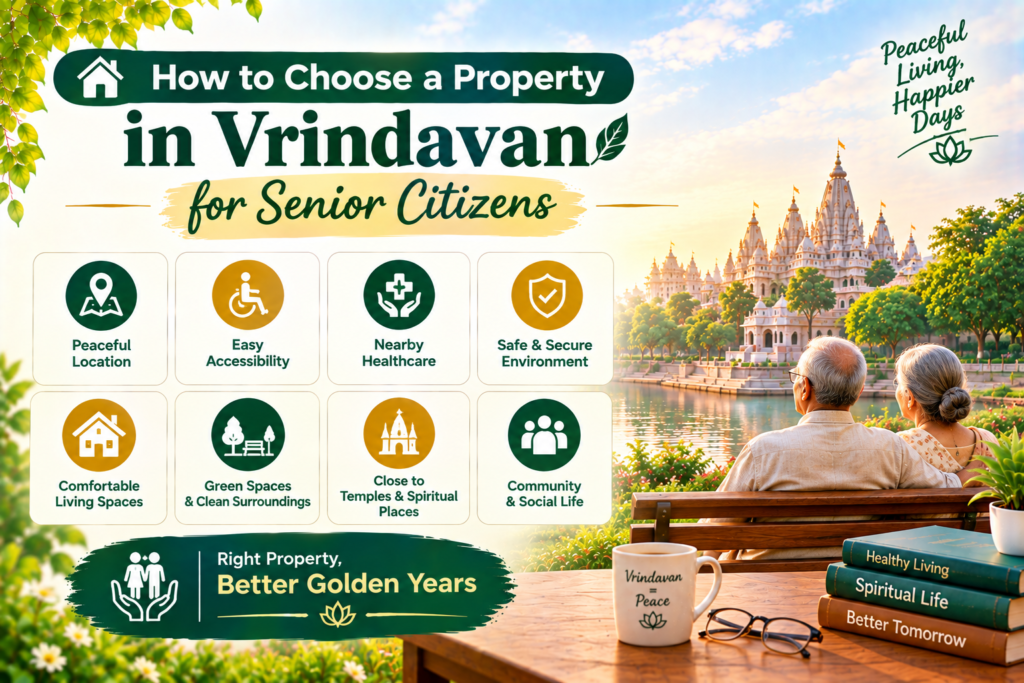 Senior-friendly property in Vrindavan