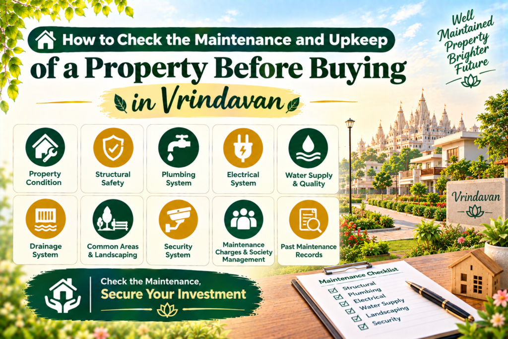 Property maintenance and upkeep in Vrindavan