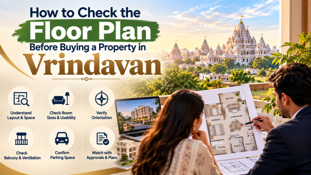 Floor plan for property in Vrindavan