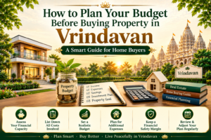 planning a budget before buying property in Vrindavan