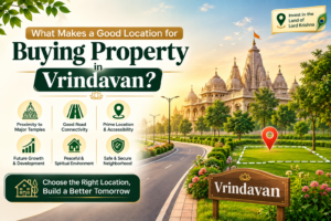 Good location for buying property in Vrindavan