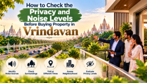 Residential property in Vrindavan with a peaceful and private surrounding