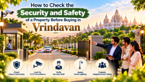 Security and safety features at a residential property in Vrindavan